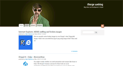 Desktop Screenshot of blog.merge.nl