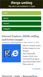 Mobile Screenshot of blog.merge.nl