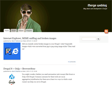 Tablet Screenshot of blog.merge.nl